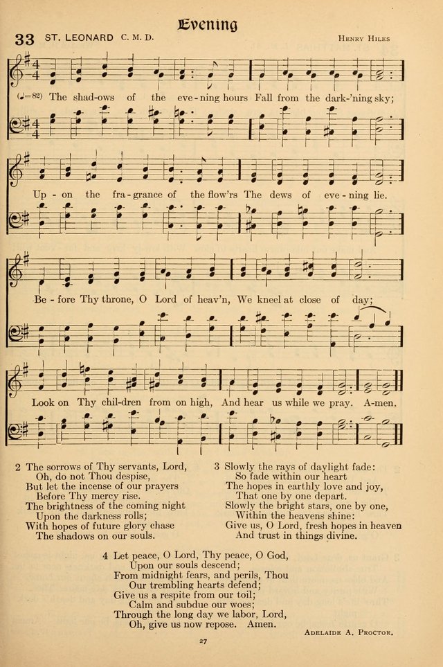 Hymns of the Church: new and old page 27