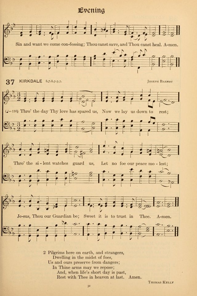 Hymns of the Church: new and old page 31