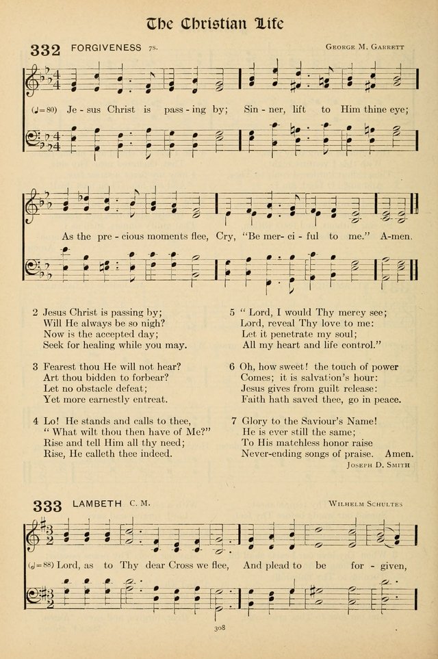 Hymns of the Church: new and old page 316