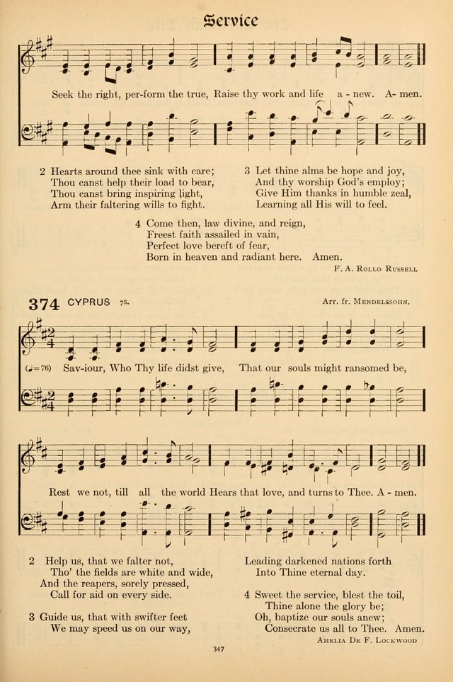 Hymns of the Church: new and old page 355