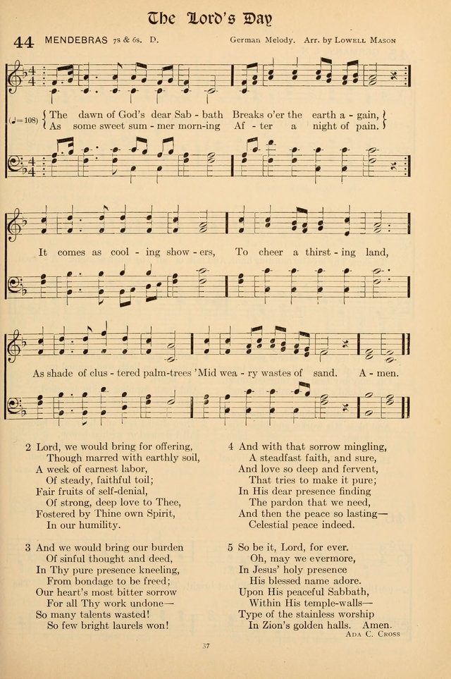 Hymns of the Church: new and old page 37