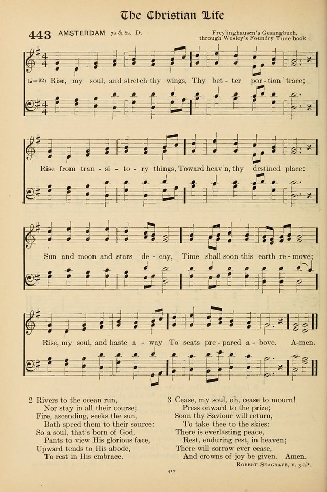 Hymns of the Church: new and old page 420