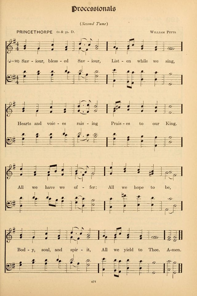 Hymns of the Church: new and old page 479