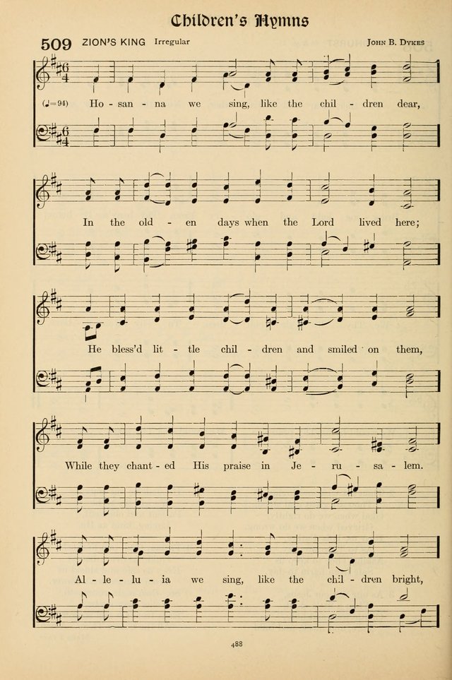 Hymns of the Church: new and old page 496