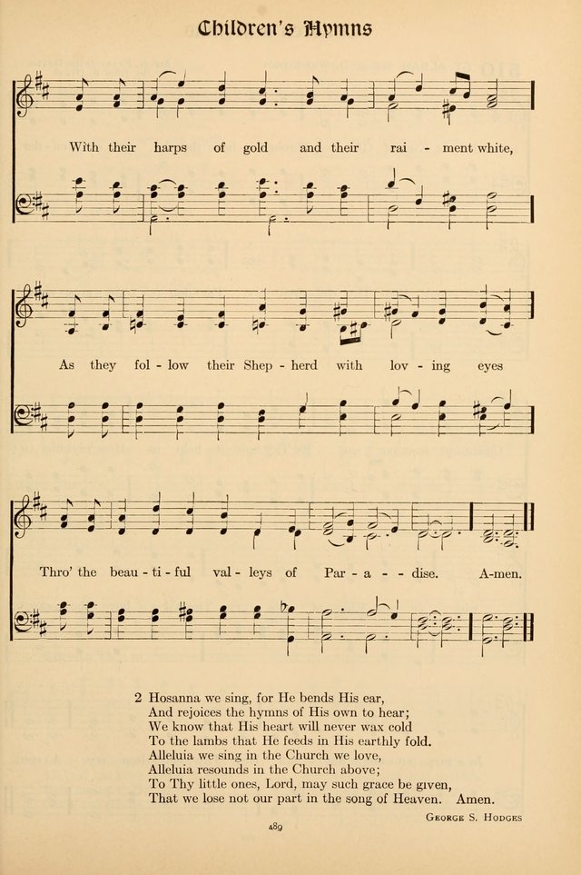 Hymns of the Church: new and old page 497