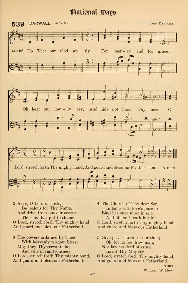 Hymns of the Church: new and old page 527