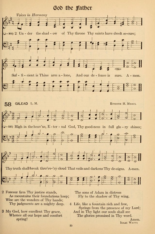 Hymns of the Church: new and old page 53