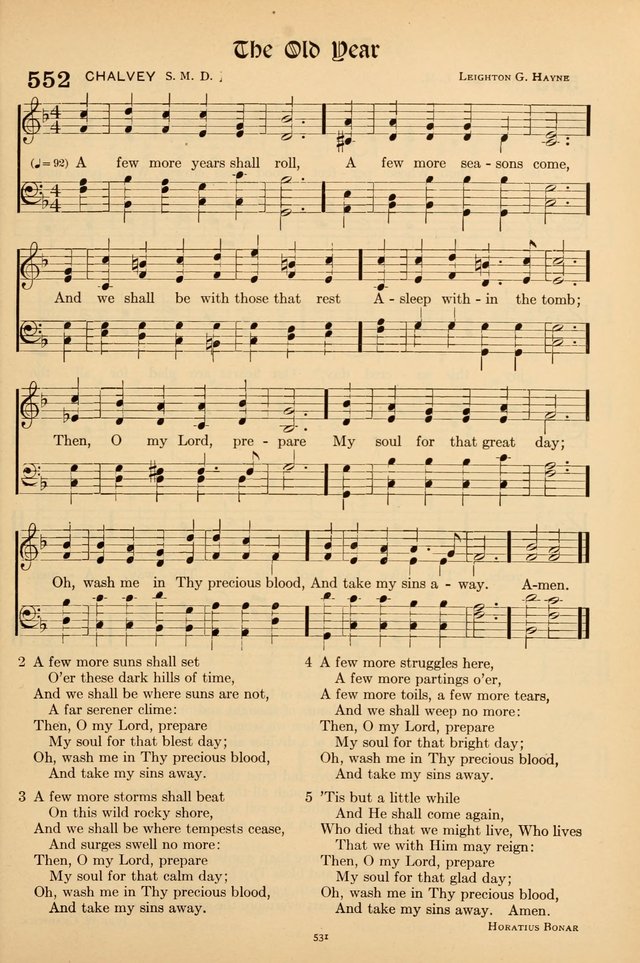 Hymns of the Church: new and old page 541