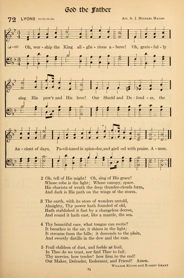 Hymns of the Church: new and old page 63