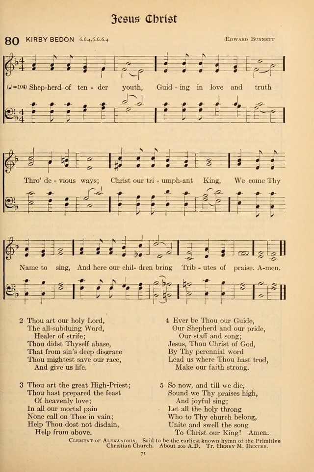 Hymns of the Church: new and old page 71