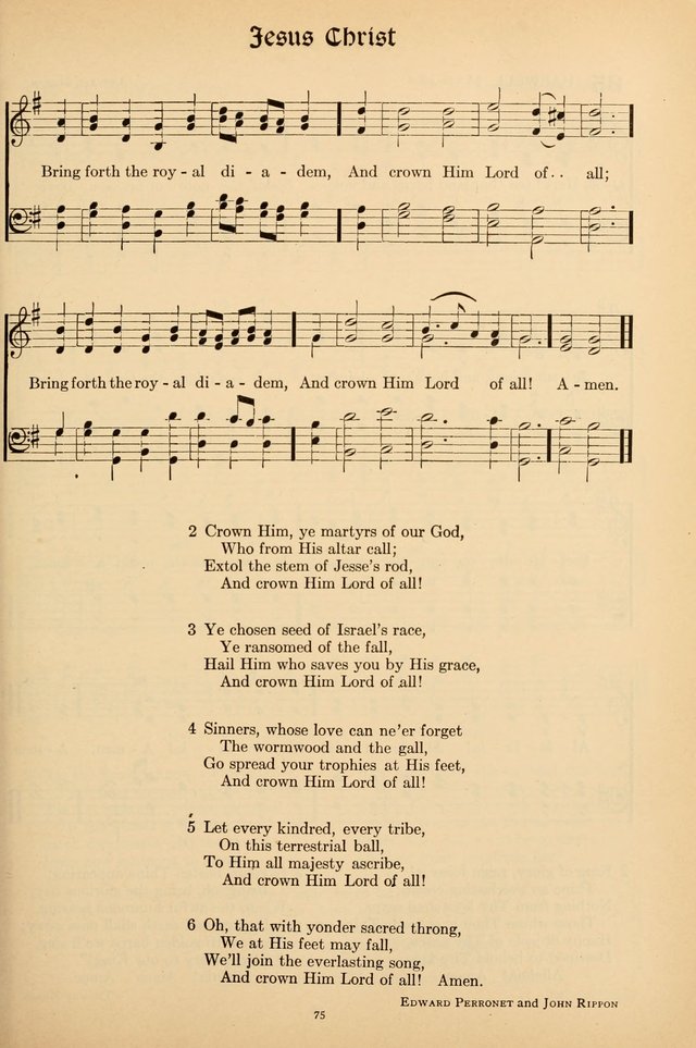 Hymns of the Church: new and old page 75