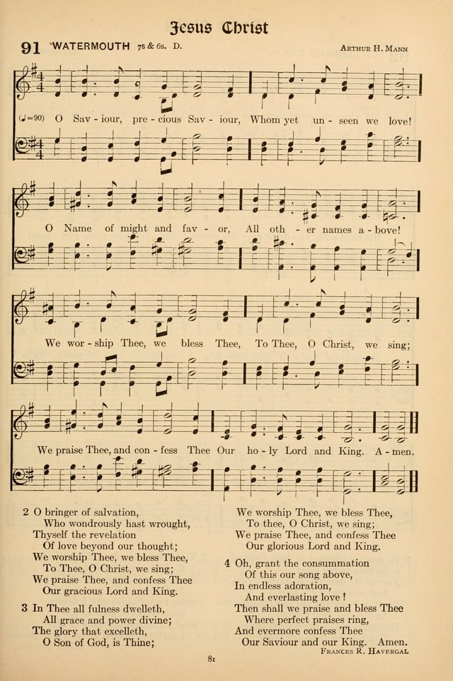 Hymns of the Church: new and old page 81