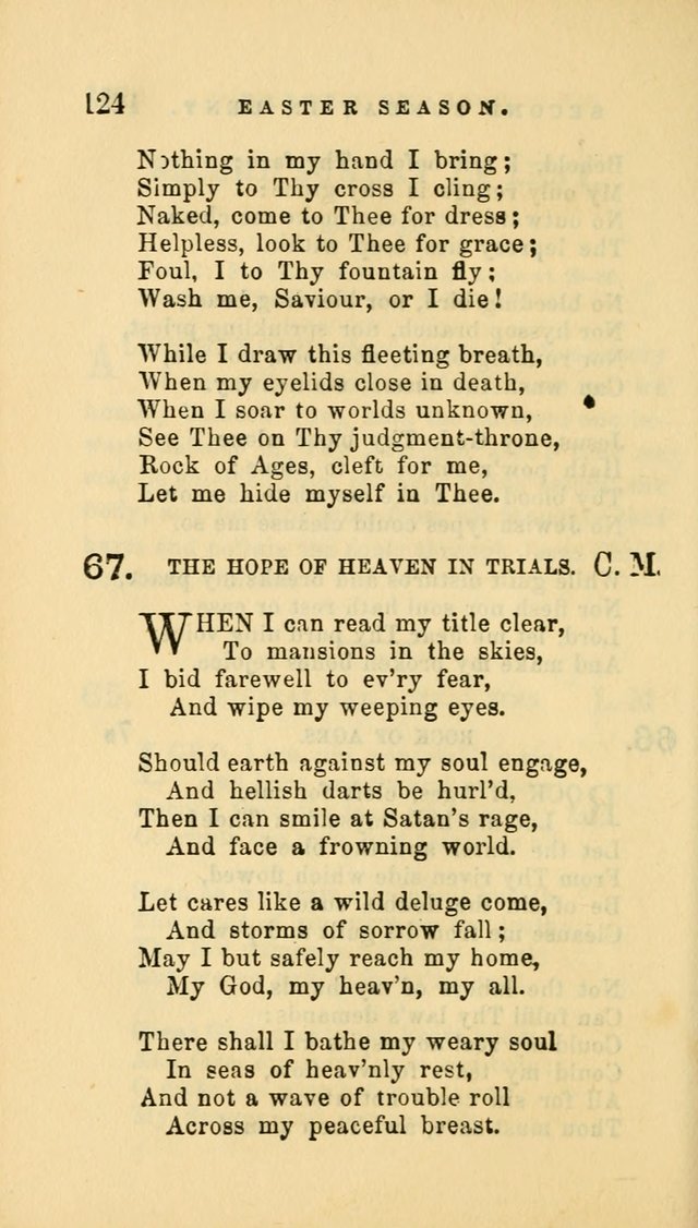 Hymns and Chants: with offices of devotion. For use in Sunday-schools, parochial and week day schools, seminaries and colleges. Arranged according to the Church year page 124