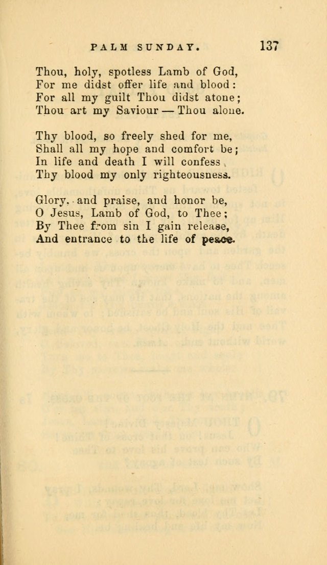 Hymns and Chants: with offices of devotion. For use in Sunday-schools, parochial and week day schools, seminaries and colleges. Arranged according to the Church year page 137