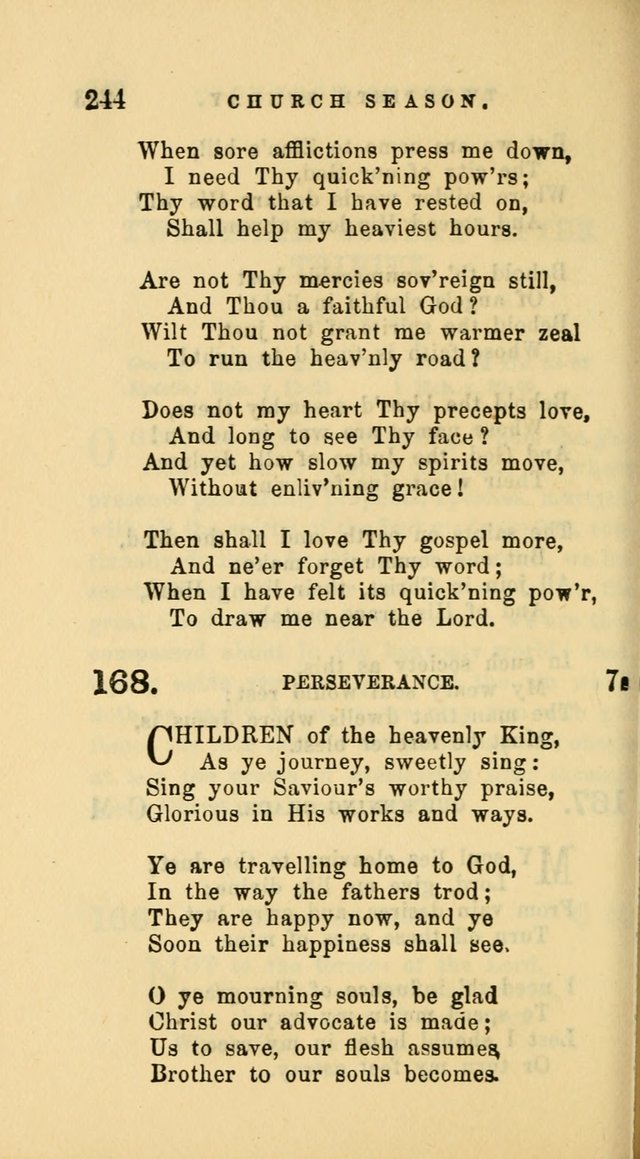 Hymns and Chants: with offices of devotion. For use in Sunday-schools, parochial and week day schools, seminaries and colleges. Arranged according to the Church year page 244