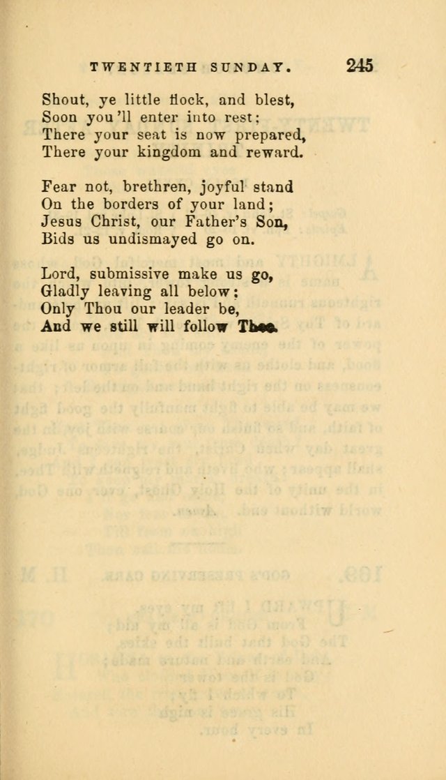 Hymns and Chants: with offices of devotion. For use in Sunday-schools, parochial and week day schools, seminaries and colleges. Arranged according to the Church year page 245