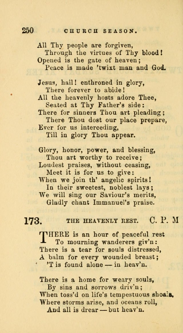 Hymns and Chants: with offices of devotion. For use in Sunday-schools, parochial and week day schools, seminaries and colleges. Arranged according to the Church year page 250