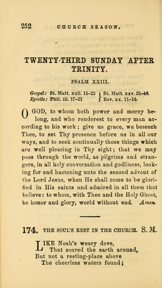 Hymns and Chants: with offices of devotion. For use in Sunday-schools, parochial and week day schools, seminaries and colleges. Arranged according to the Church year page 252