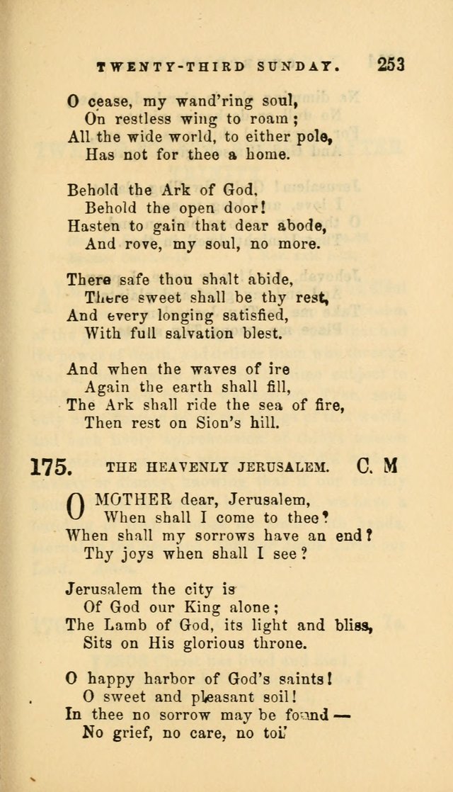 Hymns and Chants: with offices of devotion. For use in Sunday-schools, parochial and week day schools, seminaries and colleges. Arranged according to the Church year page 253