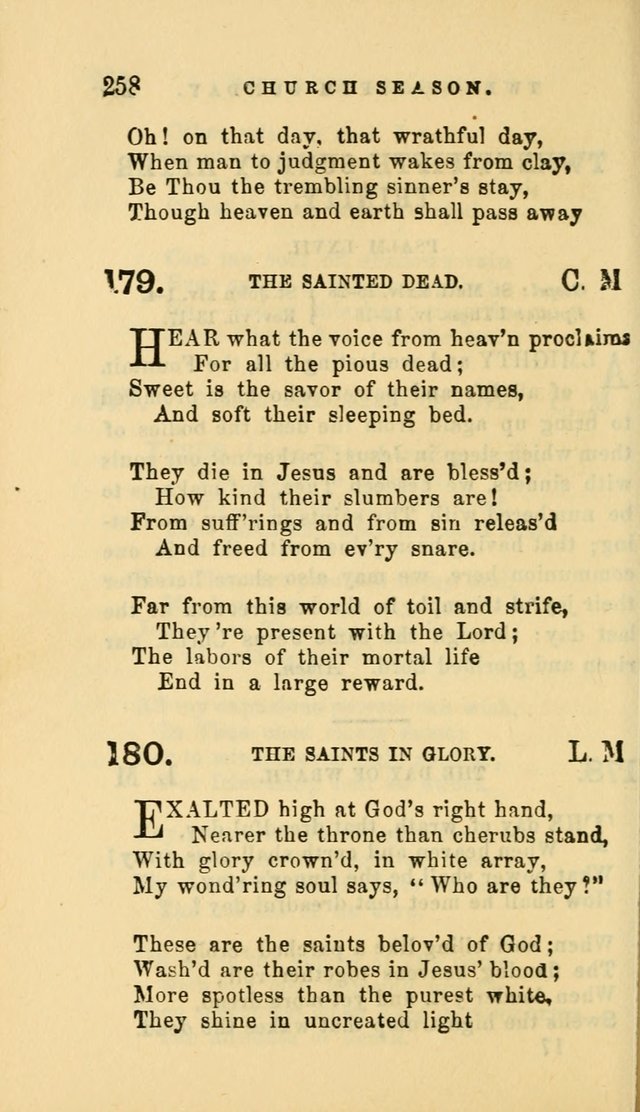 Hymns and Chants: with offices of devotion. For use in Sunday-schools, parochial and week day schools, seminaries and colleges. Arranged according to the Church year page 258