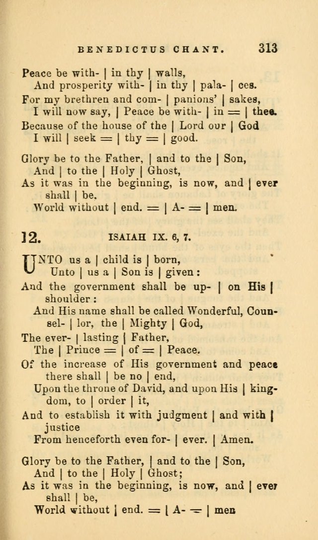 Hymns and Chants: with offices of devotion. For use in Sunday-schools, parochial and week day schools, seminaries and colleges. Arranged according to the Church year page 313