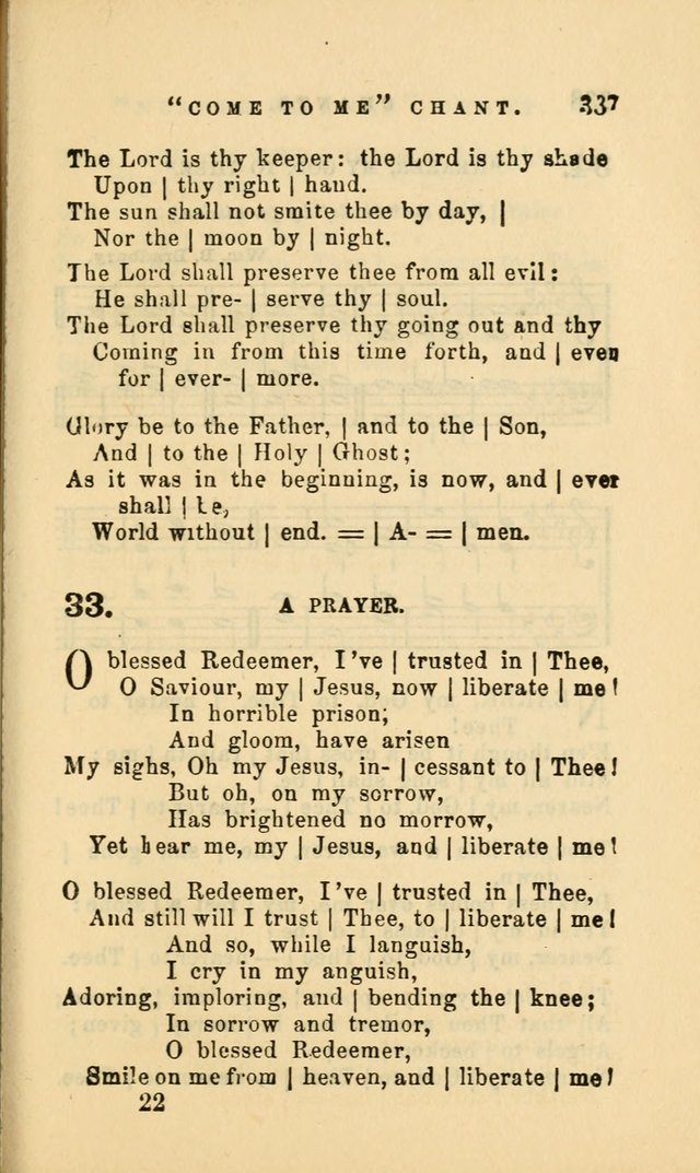 Hymns and Chants: with offices of devotion. For use in Sunday-schools, parochial and week day schools, seminaries and colleges. Arranged according to the Church year page 337