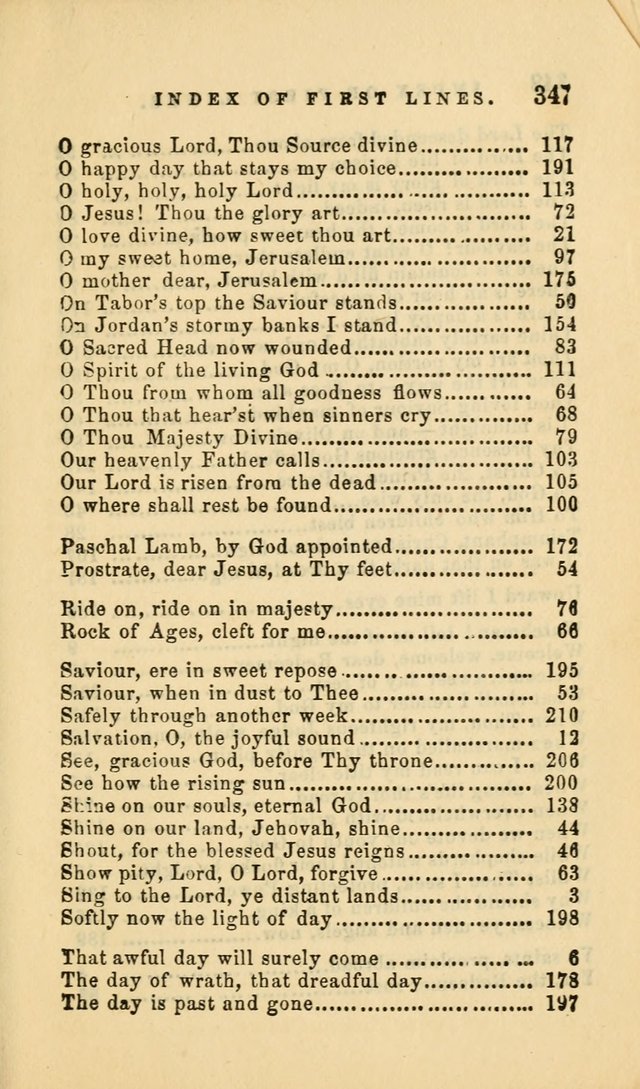 Hymns and Chants: with offices of devotion. For use in Sunday-schools, parochial and week day schools, seminaries and colleges. Arranged according to the Church year page 347