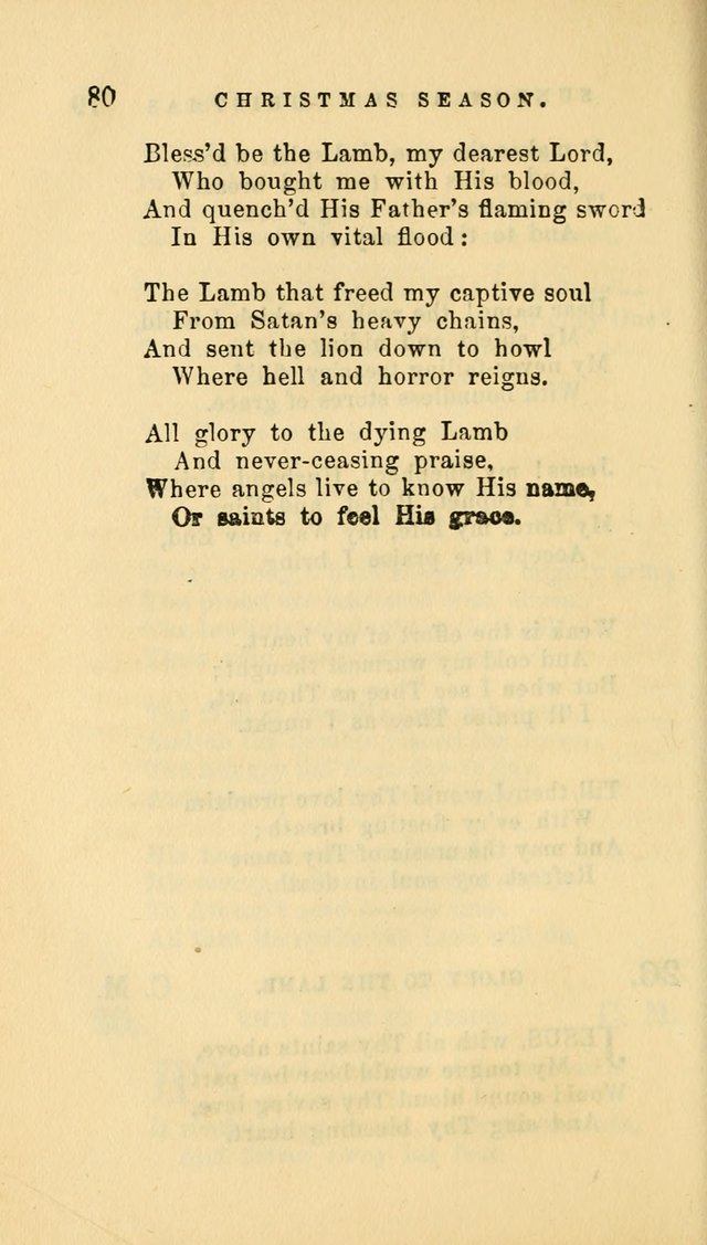 Hymns and Chants: with offices of devotion. For use in Sunday-schools, parochial and week day schools, seminaries and colleges. Arranged according to the Church year page 80