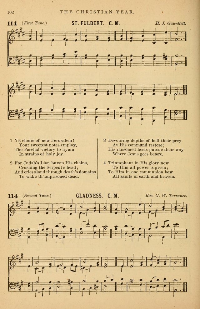 Hymnal Companion to the Prayer Book: suited to the special seasons of the Christian year, and other occasions of public worship, as well as for use in the Sunday-school...With accompanying tunes page 103