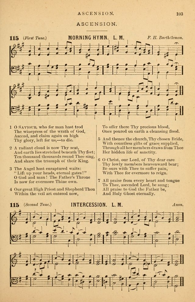 Hymnal Companion to the Prayer Book: suited to the special seasons of the Christian year, and other occasions of public worship, as well as for use in the Sunday-school...With accompanying tunes page 104