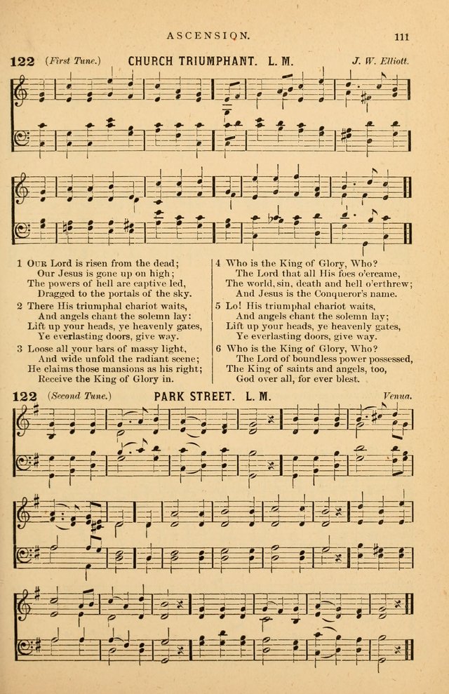 Hymnal Companion to the Prayer Book: suited to the special seasons of the Christian year, and other occasions of public worship, as well as for use in the Sunday-school...With accompanying tunes page 112