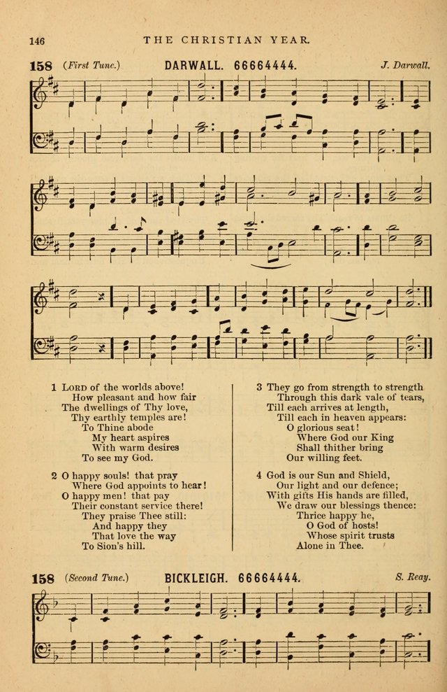 Hymnal Companion to the Prayer Book: suited to the special seasons of the Christian year, and other occasions of public worship, as well as for use in the Sunday-school...With accompanying tunes page 147