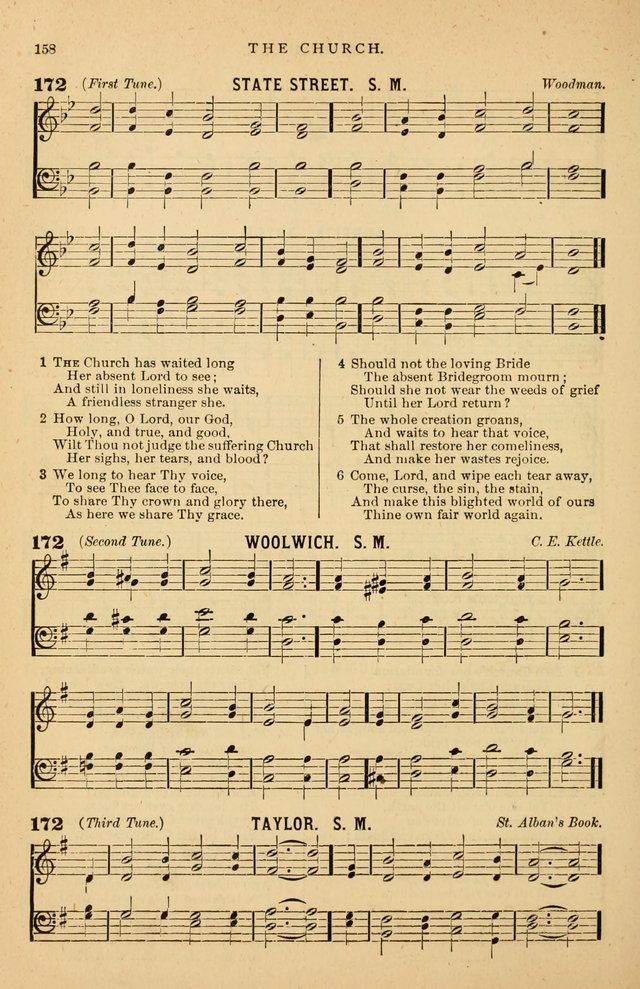 Hymnal Companion to the Prayer Book: suited to the special seasons of the Christian year, and other occasions of public worship, as well as for use in the Sunday-school...With accompanying tunes page 159