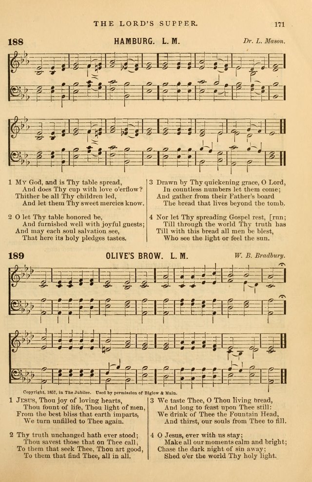 Hymnal Companion to the Prayer Book: suited to the special seasons of the Christian year, and other occasions of public worship, as well as for use in the Sunday-school...With accompanying tunes page 172