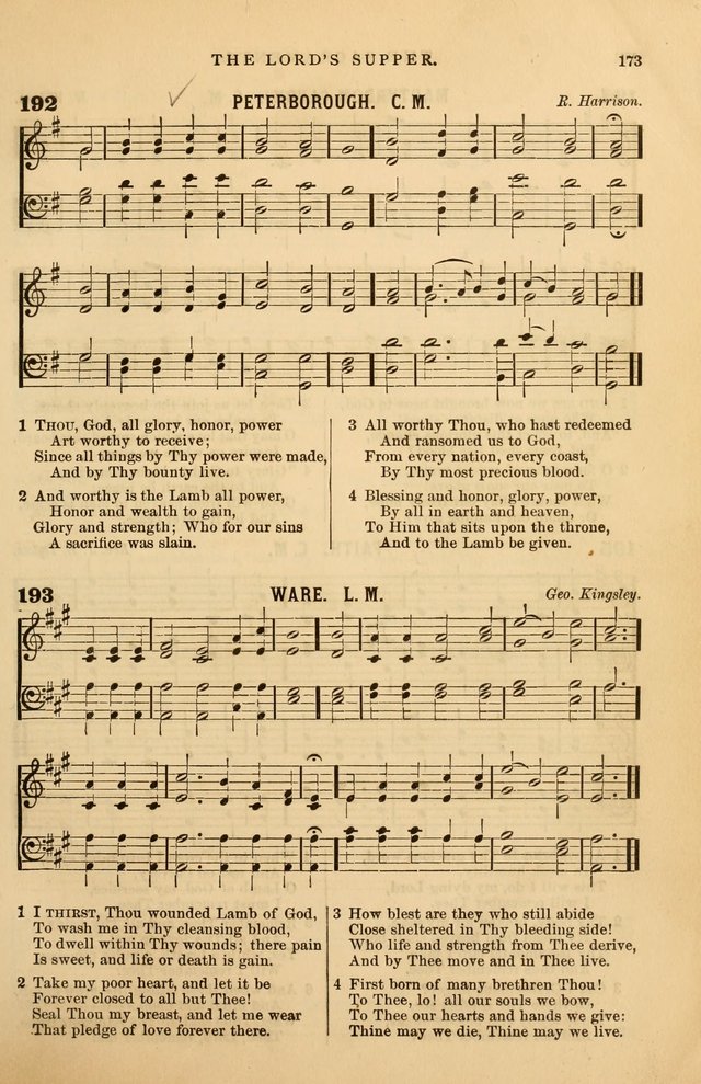 Hymnal Companion to the Prayer Book: suited to the special seasons of the Christian year, and other occasions of public worship, as well as for use in the Sunday-school...With accompanying tunes page 174