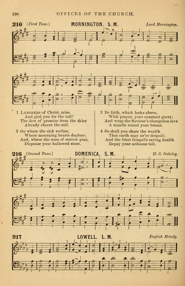 Hymnal Companion to the Prayer Book: suited to the special seasons of the Christian year, and other occasions of public worship, as well as for use in the Sunday-school...With accompanying tunes page 191