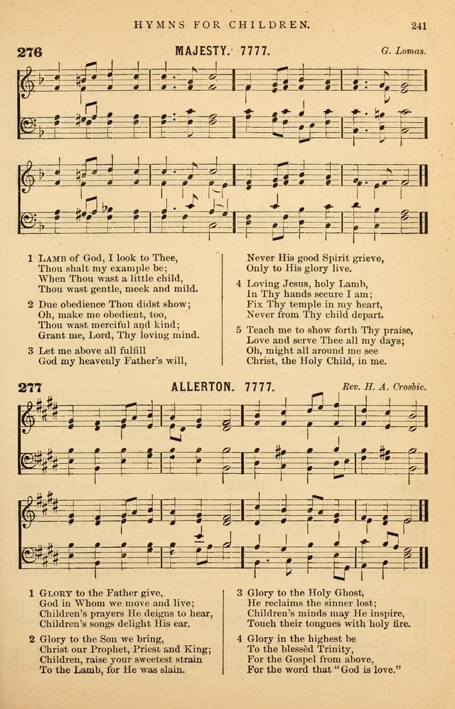 Hymnal Companion to the Prayer Book: suited to the special seasons of the Christian year, and other occasions of public worship, as well as for use in the Sunday-school...With accompanying tunes page 244