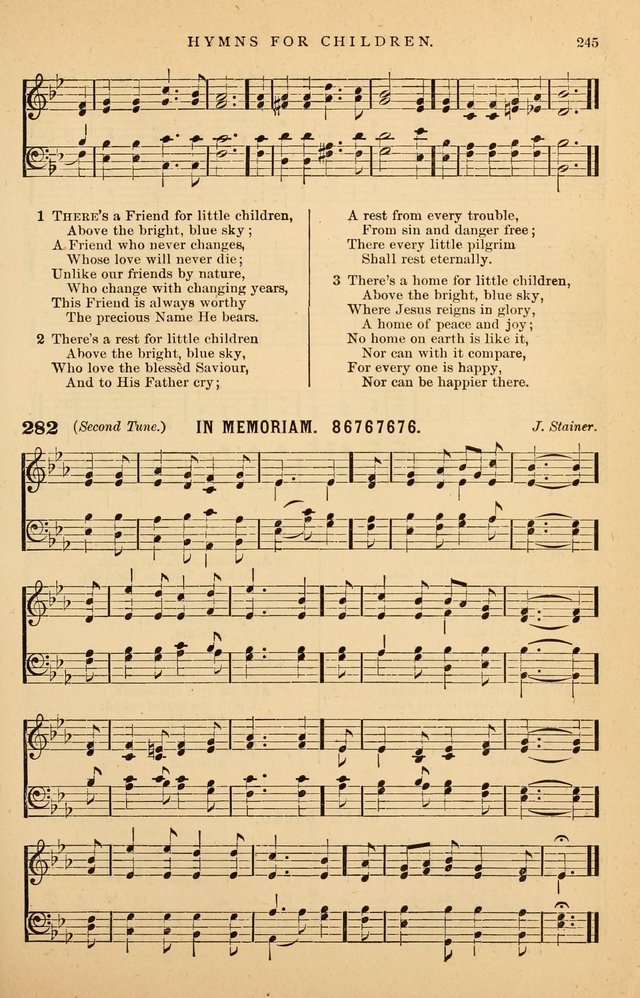 Hymnal Companion to the Prayer Book: suited to the special seasons of the Christian year, and other occasions of public worship, as well as for use in the Sunday-school...With accompanying tunes page 248