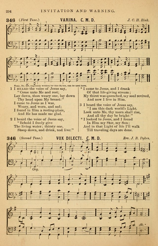 Hymnal Companion to the Prayer Book: suited to the special seasons of the Christian year, and other occasions of public worship, as well as for use in the Sunday-school...With accompanying tunes page 297