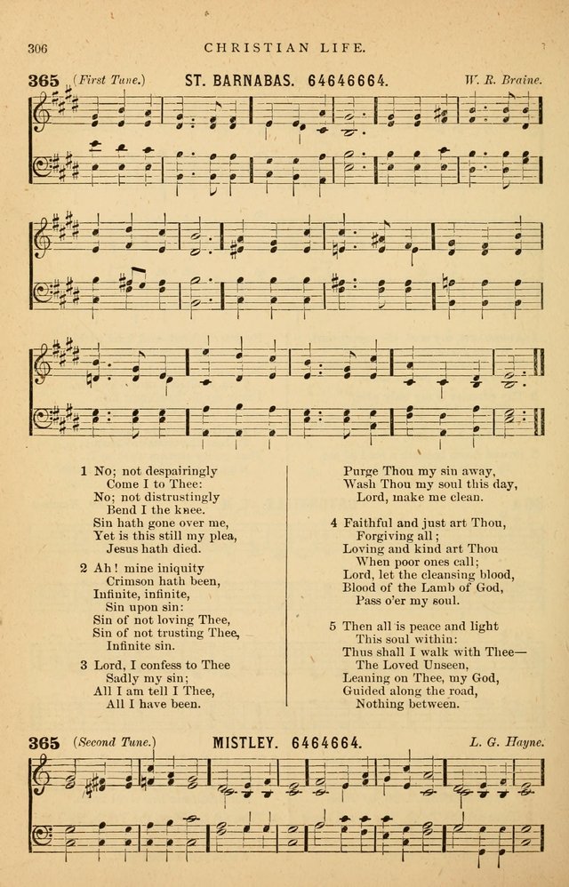 Hymnal Companion to the Prayer Book: suited to the special seasons of the Christian year, and other occasions of public worship, as well as for use in the Sunday-school...With accompanying tunes page 309