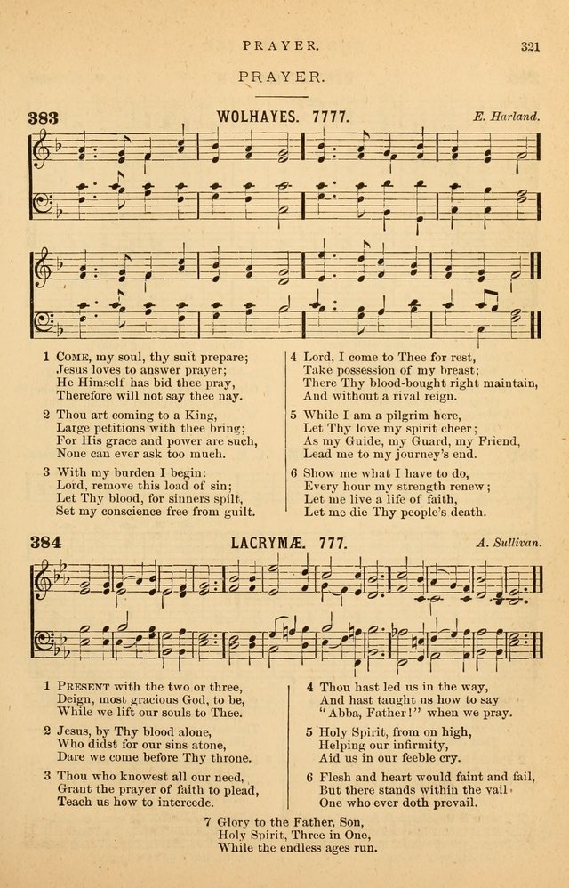 Hymnal Companion to the Prayer Book: suited to the special seasons of the Christian year, and other occasions of public worship, as well as for use in the Sunday-school...With accompanying tunes page 324