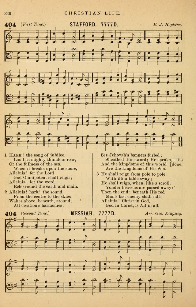 Hymnal Companion to the Prayer Book: suited to the special seasons of the Christian year, and other occasions of public worship, as well as for use in the Sunday-school...With accompanying tunes page 343