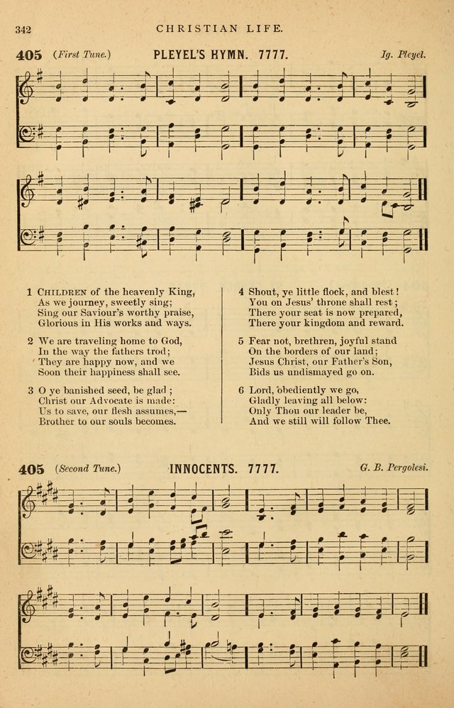 Hymnal Companion to the Prayer Book: suited to the special seasons of the Christian year, and other occasions of public worship, as well as for use in the Sunday-school...With accompanying tunes page 345