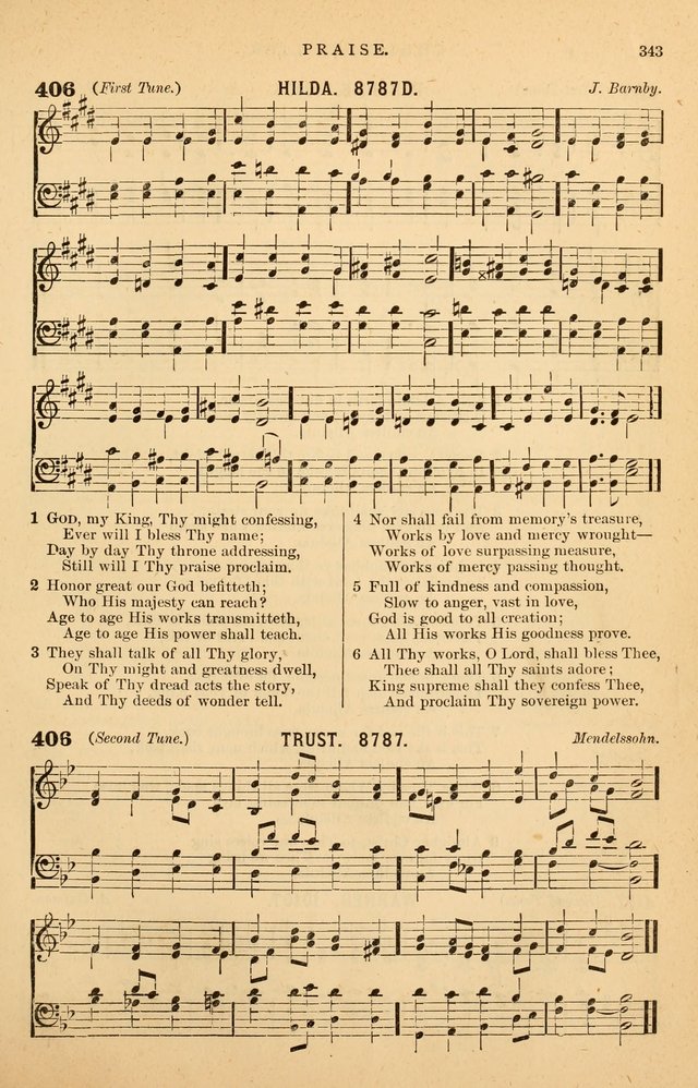 Hymnal Companion to the Prayer Book: suited to the special seasons of the Christian year, and other occasions of public worship, as well as for use in the Sunday-school...With accompanying tunes page 346