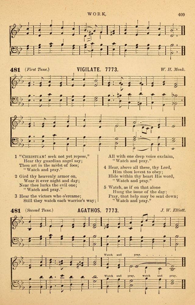 Hymnal Companion to the Prayer Book: suited to the special seasons of the Christian year, and other occasions of public worship, as well as for use in the Sunday-school...With accompanying tunes page 412