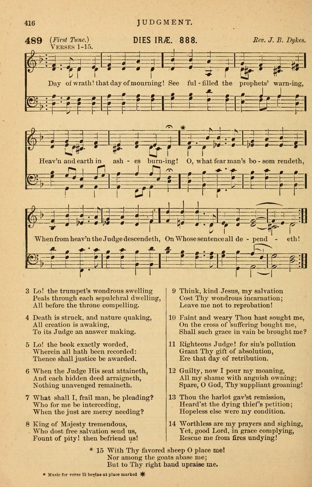 Hymnal Companion to the Prayer Book: suited to the special seasons of the Christian year, and other occasions of public worship, as well as for use in the Sunday-school...With accompanying tunes page 419