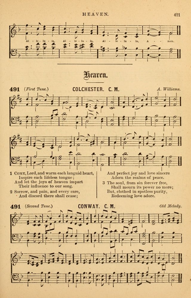 Hymnal Companion to the Prayer Book: suited to the special seasons of the Christian year, and other occasions of public worship, as well as for use in the Sunday-school...With accompanying tunes page 424