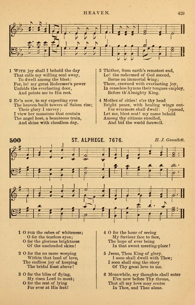 Hymnal Companion to the Prayer Book: suited to the special seasons of the Christian year, and other occasions of public worship, as well as for use in the Sunday-school...With accompanying tunes page 432