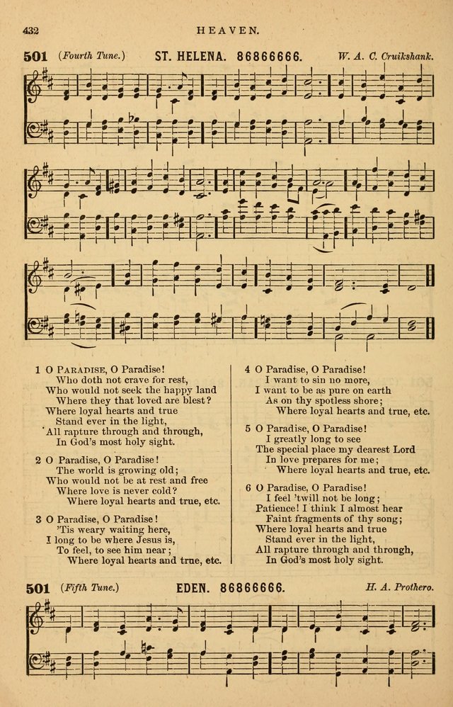 Hymnal Companion to the Prayer Book: suited to the special seasons of the Christian year, and other occasions of public worship, as well as for use in the Sunday-school...With accompanying tunes page 435