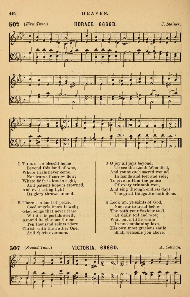 Hymnal Companion to the Prayer Book: suited to the special seasons of the Christian year, and other occasions of public worship, as well as for use in the Sunday-school...With accompanying tunes page 445